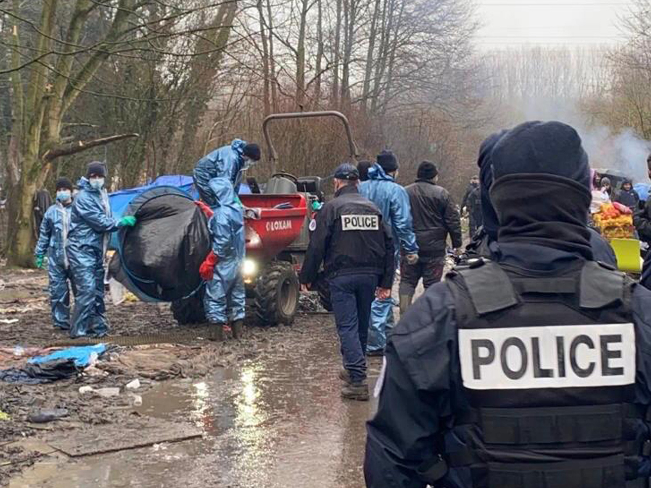 HRO Human Rights Observers Contact Tents Demolition Police