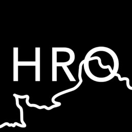 HRO Human Rights Observers icône logo noir